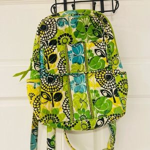 Vera Bradley- Excellent Condition- Small Backpack in Lime’s Up pattern